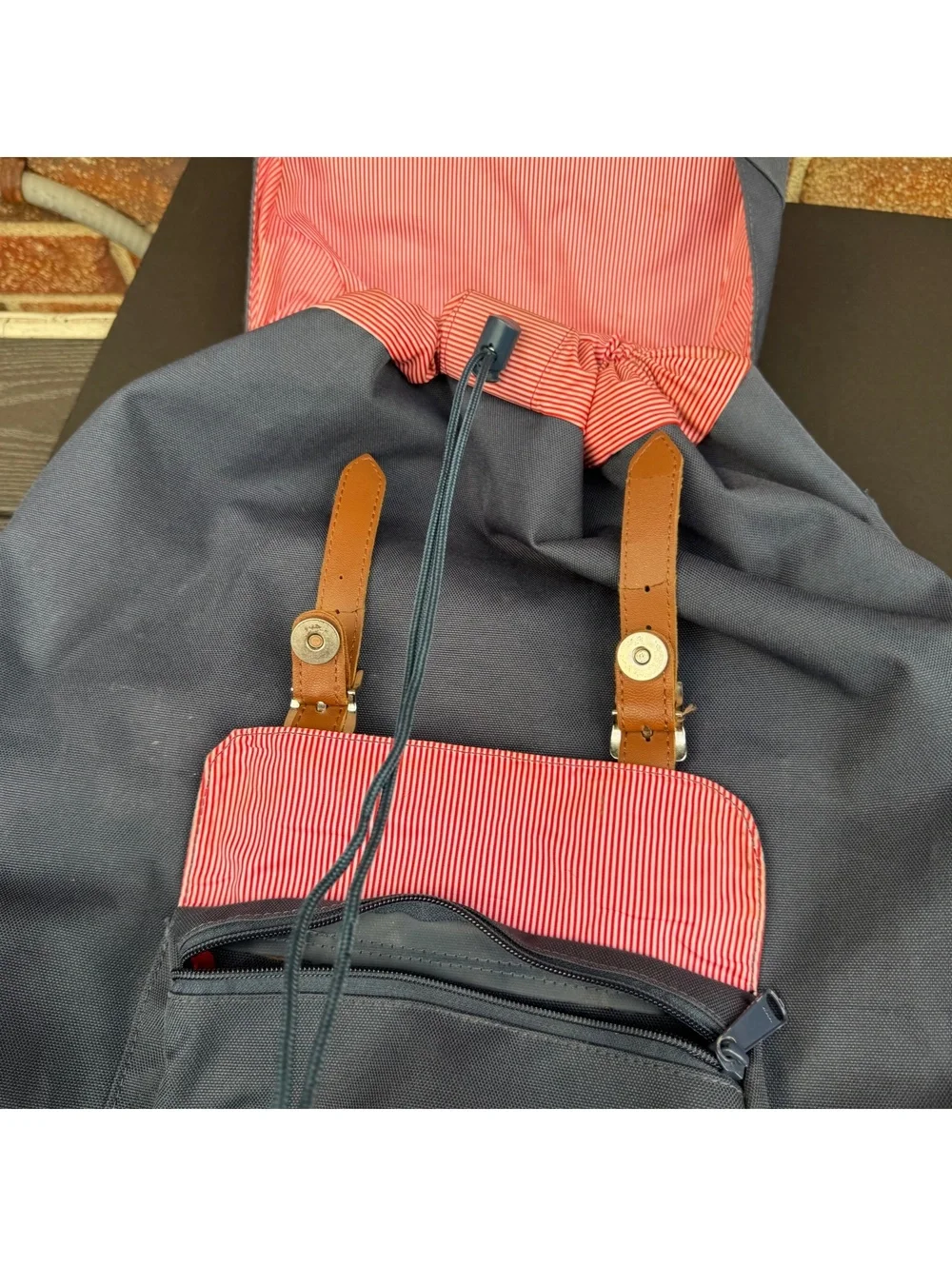 Herschel Classic Backpack with Leather Straps